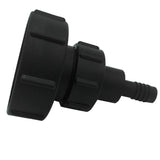 Max IBC Tote Tank Drain Adapter Coarse Thread 3" To Hose Connector Fitting 20mm
