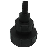 Max IBC Tote Tank Drain Adapter Coarse Thread 3" To Hose Connector Fitting 20mm