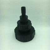 Max IBC Tote Tank Drain Adapter Coarse Thread 3" To Hose Connector Fitting 20mm