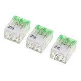 Max 3x 450V/600V 32A Spring Terminal Blocks Strip Barrier Quick Connector  2P