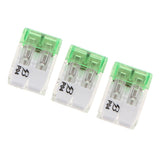 Max 3x 450V/600V 32A Spring Terminal Blocks Strip Barrier Quick Connector  2P