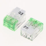 Max 3x 450V/600V 32A Spring Terminal Blocks Strip Barrier Quick Connector  2P