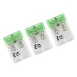 Max 3x 450V/600V 32A Spring Terminal Blocks Strip Barrier Quick Connector  2P
