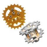 Max TWS-03 Metal Crawler Driving Wheel with Coupler for Tank Car Chassis  Gold