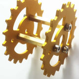 Max TWS-03 Metal Crawler Driving Wheel with Coupler for Tank Car Chassis  Gold