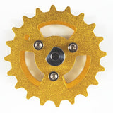 Max TWS-03 Metal Crawler Driving Wheel with Coupler for Tank Car Chassis  Gold
