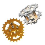 Max TWS-03 Metal Crawler Driving Wheel with Coupler for Tank Car Chassis  Gold