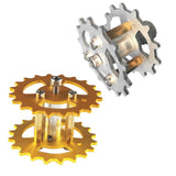 Max TWS-03 Metal Crawler Driving Wheel with Coupler for Tank Car Chassis  Gold