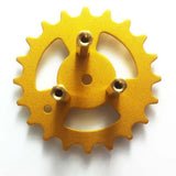 Max TWS-03 Metal Crawler Driving Wheel with Coupler for Tank Car Chassis  Gold