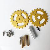 Max TWS-03 Metal Crawler Driving Wheel with Coupler for Tank Car Chassis  Gold
