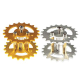 Max TWS-03 Metal Crawler Driving Wheel with Coupler for Tank Car Chassis  Gold