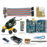 Maxbell Arduino BT Control Starter Kit with Infrared Obstacle Avoidance Sensor Compatible with Arduino R3