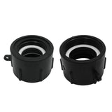 Max Plastic-Black 1000L IBC Water Tank Hose Adapter Hose Connectors Fittings  fine thread 66mm