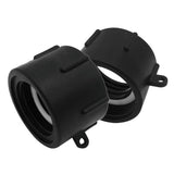 Max Plastic-Black 1000L IBC Water Tank Hose Adapter Hose Connectors Fittings  fine thread 66mm