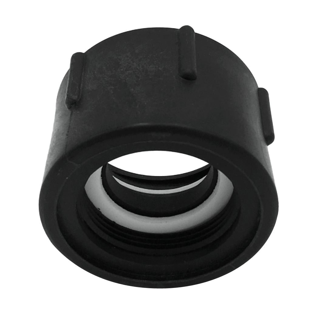 Max Plastic-Black 1000L IBC Water Tank Hose Adapter Hose Connectors Fittings  fine thread 50mm