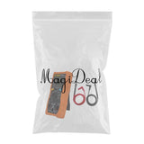 Max Auto Ranging LCD Digital Clamp Meter Tester Multimeter w/ Test Leads  orange