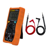 Max Auto Ranging LCD Digital Clamp Meter Tester Multimeter w/ Test Leads  orange