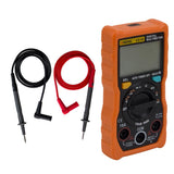 Max Auto Ranging LCD Digital Clamp Meter Tester Multimeter w/ Test Leads  orange