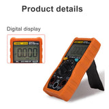 Max Auto Ranging LCD Digital Clamp Meter Tester Multimeter w/ Test Leads  orange