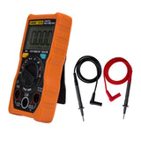 Max Auto Ranging LCD Digital Clamp Meter Tester Multimeter w/ Test Leads  orange