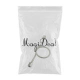 Max Stainless Steel Buffer Coil Elbow Tube Pipe Valve For Pressure Gauge M14x1.5