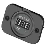 Max Maxb 12-24V LED Panel Digital Voltage Volt Meter Voltmeter for Motorcycle Car