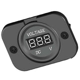 Max Maxb 12-24V LED Panel Digital Voltage Volt Meter Voltmeter for Motorcycle Car