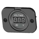 Max Maxb 12-24V LED Panel Digital Voltage Volt Meter Voltmeter for Motorcycle Car