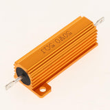 Max Gold Aluminum Shell resistor RX24 50W High Power Resistor For LED Bulb 0.5R