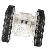 Maxbell 1 PCS T300 Aluminum Alloy Metal Robot Tracked Tank Chassis Platform Crawler 12V chipless motor + plastic track