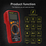 Max ANENG AN819C Digital Multimeter LCD AC/DC Ammeter Voltmeter Tester Red
