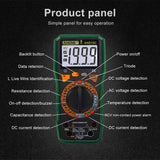 Max ANENG AN819C Digital Multimeter LCD AC/DC Ammeter Voltmeter Tester Green