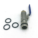 Max 200L Iron Barrel Inflation Pressure Valve Stainless Steel One-piece Valve