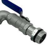 Max 90 Degree Ton Barrel Replacement Outlet Tap for Oil Water Outlet One-piece Valve - 90 Degrees (Quick Connection Type) Connected to PU Air Tube 12mm