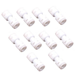 Max 10Pcs 1/4" Quick Connect RO Water Tube Ball Valve Connection Adapter Straight