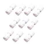 Max 10Pcs 1/4" Quick Connect RO Water Tube Ball Valve Connection Adapter Straight