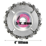 Max Angle Grinder Chain Plate Chain Wood Carving Disc For Angle Grinder