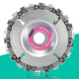 Max Angle Grinder Chain Plate Chain Wood Carving Disc For Angle Grinder