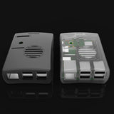Max Protector Shell Cover Case Shell Enclosure for Raspberry Pi 2B 3B 3B+ Black