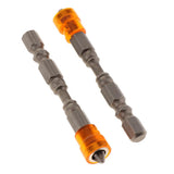 Max 5 in 1 Phillips Cross Screwdriver Bit Set Hex for Drill Screw Driver orange
