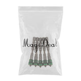 Max 5 in 1 Phillips Cross Screwdriver Bit Set Hex for Drill Screw Driver Green