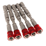Max 5 in 1 Phillips Cross Screwdriver Bit Set Hex for Drill Screw Driver Red