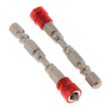 Max 5 in 1 Phillips Cross Screwdriver Bit Set Hex for Drill Screw Driver Red