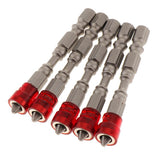 Max 5 in 1 Phillips Cross Screwdriver Bit Set Hex for Drill Screw Driver Red