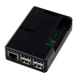 Max Protector Shell Cover Case Enclosure for Raspberry Pi 2B 3B 3B+ Black