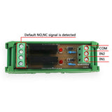 Max Solid State Relay Module Driver Board High Level Trigger 2 CH w/ Base  24V