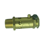 Max Safety Relief Valve Full Copper Spring Pressure Relief Valve 1.0-1.3MPa DN15