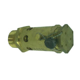 Max Safety Relief Valve Full Copper Spring Pressure Relief Valve 1.0-1.3MPa DN15