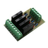 Max Solid State Relay Module Driver Board High Level Trigger 4 Channel 12V