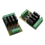 Max Solid State Relay Module Driver Board High Level Trigger 4 Channel 12V